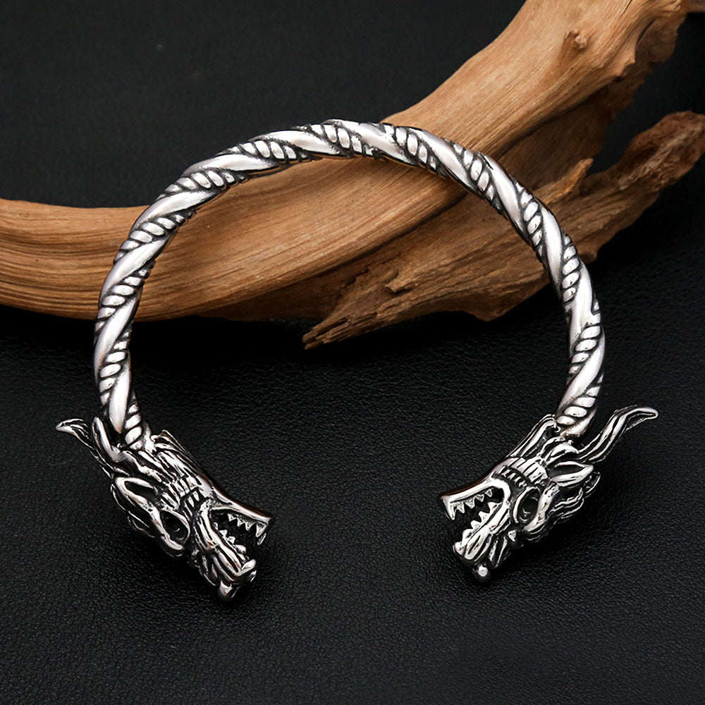 Urban Elegance: Steel Wire Rope Bracelet