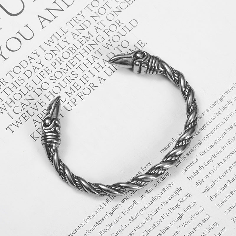 Wild Spirit: Wolf Head Bracelet