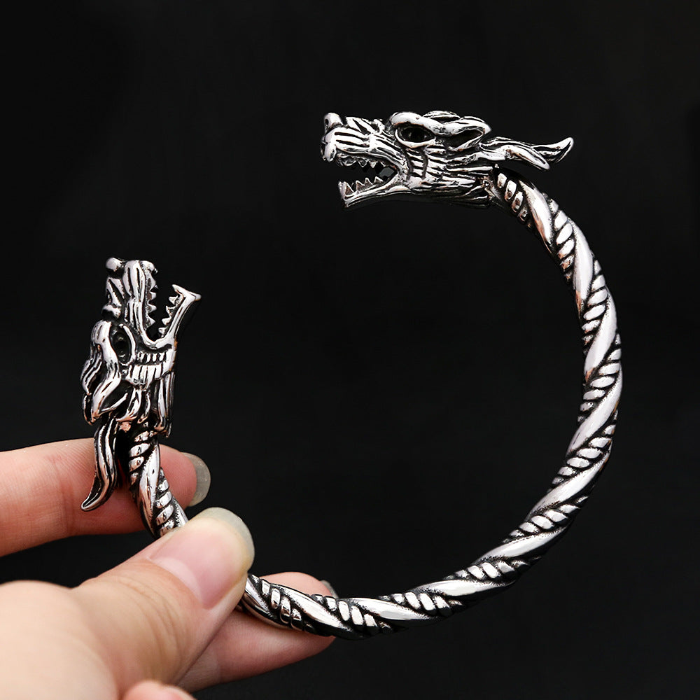 Urban Elegance: Steel Wire Rope Bracelet