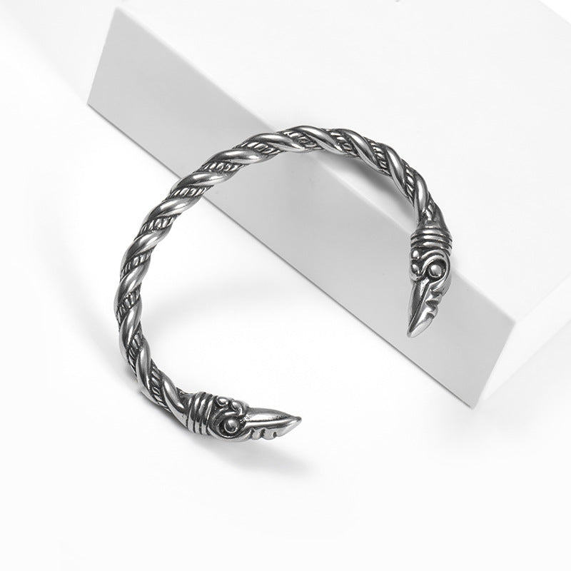 Wild Spirit: Wolf Head Bracelet