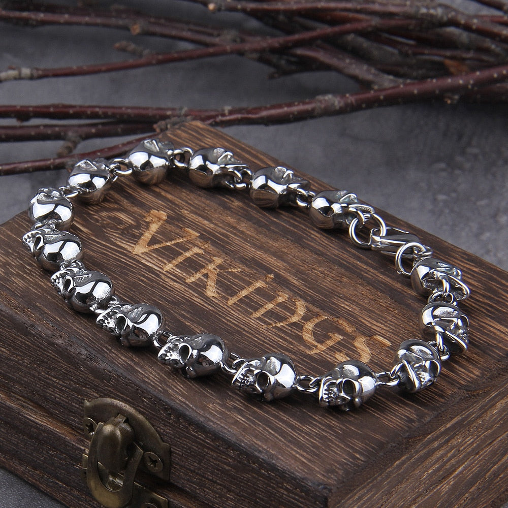 Skullpunk Chain Bracelet