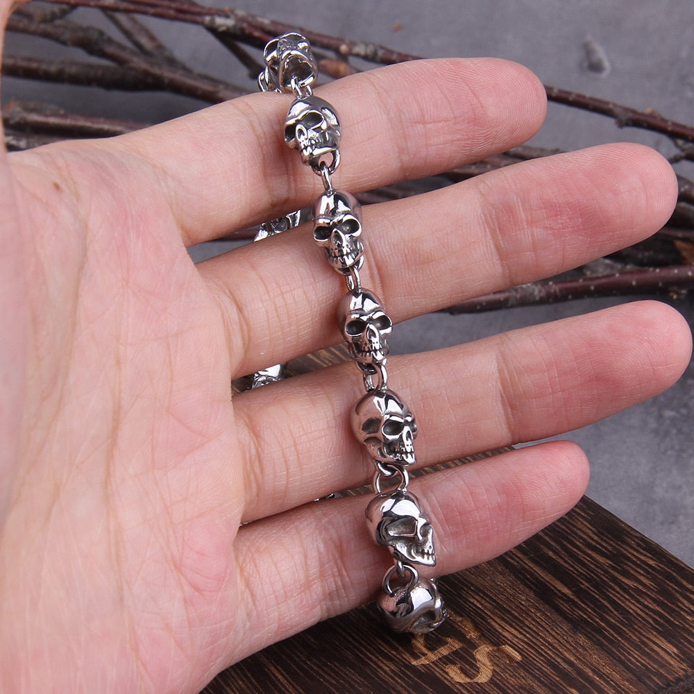 Skullpunk Chain Bracelet