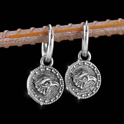 Nordic Raven Viking Earrings