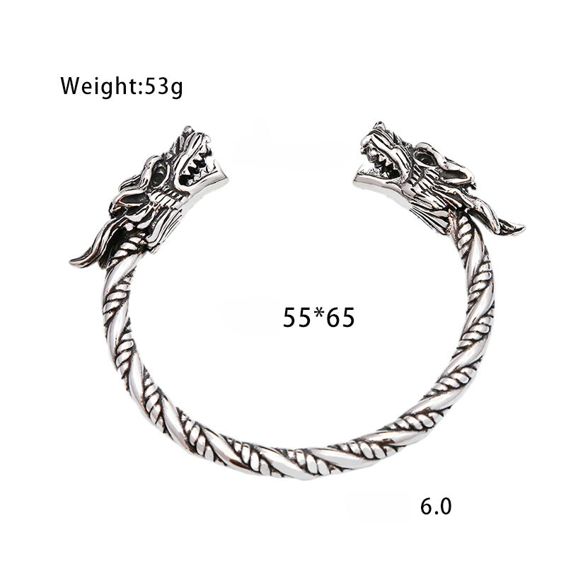 Urban Elegance: Steel Wire Rope Bracelet