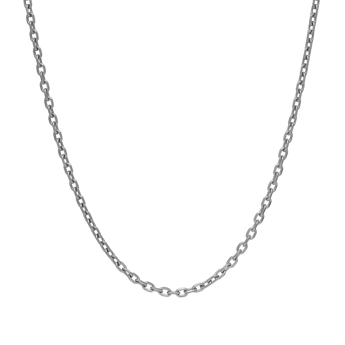 Cable Link Chain - Ancient Silver