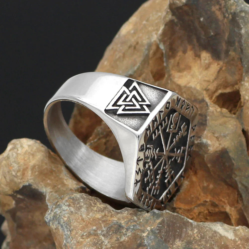 Vegvisir Viking Compass Ring (RO002)