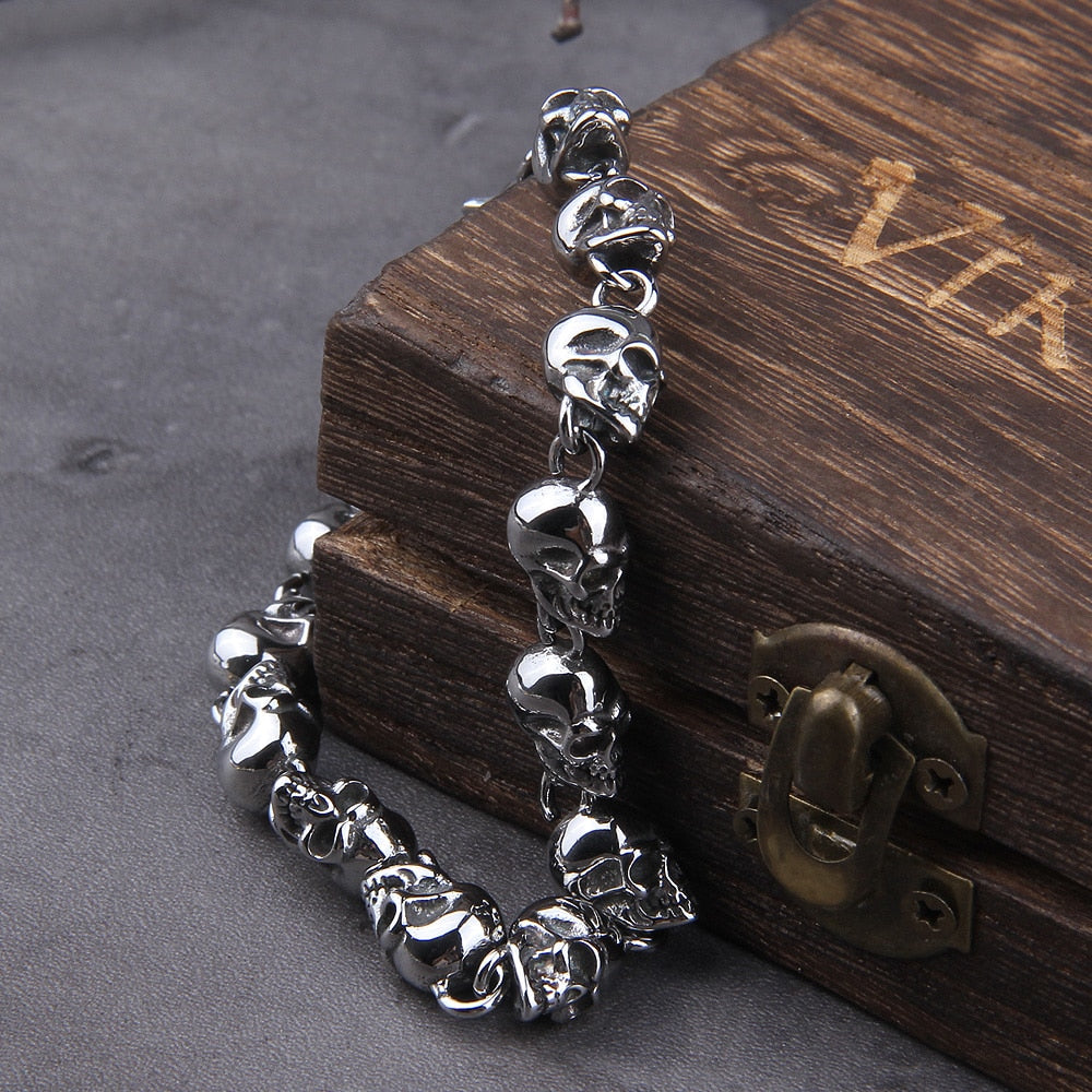 Skullpunk Chain Bracelet